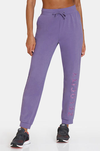 Buy Zelocity Mid Rise Relaxed Joggers - Twilight Purple